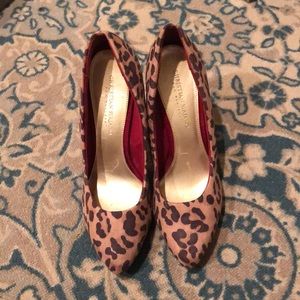 Cheetah print pumps